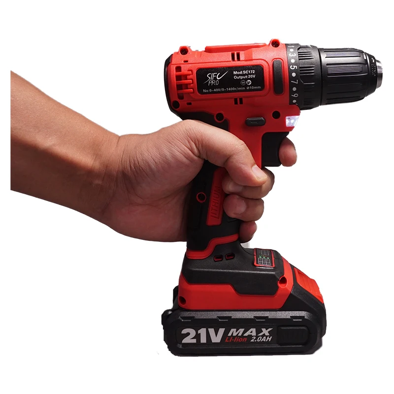 Электрическая отвертка SC172 мини дрель литий ионный светодиодный светильник для