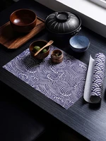 pvc table mat japanese restaurant table mat waterproof anti skid oil proof anti scald bowl mat home dining mat