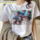 Детская Футболка Kpop Stray, женская, модная летняя футболка Kawaii StrayKids, новая эстетическая женская футболка с графическим рисунком, с коротким рукавом, с мультипликационным рисунком
