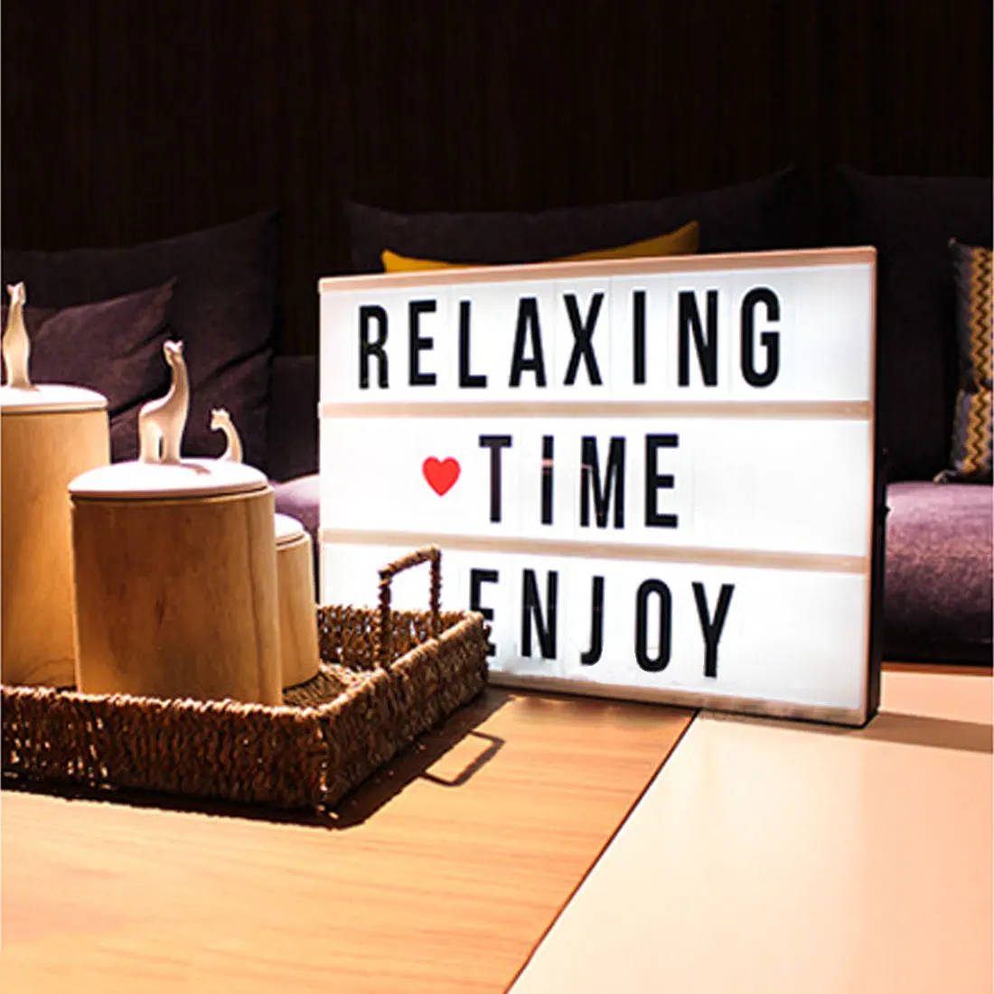 Светодиодный комбинисветильник вой короб ночник настольная лампа A4 A6 DC 5 В буквы