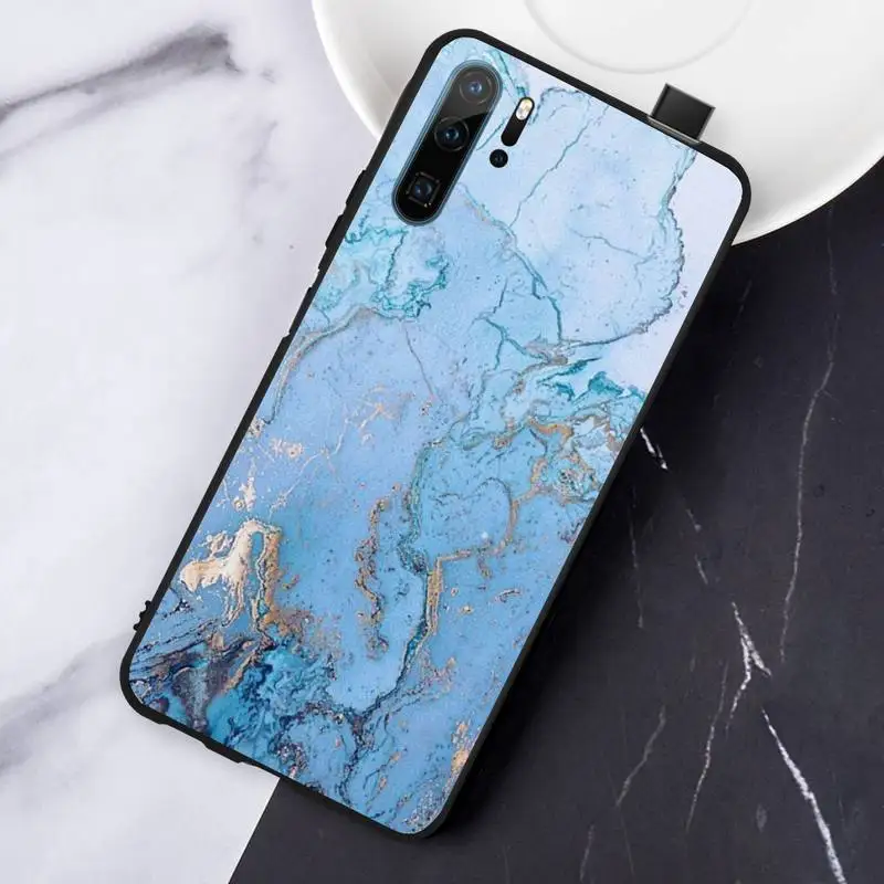 

Blue marble fashion pattern fashion luxury Phone Case cover For Huawei honor Mate P 10 20 30 40 Pro 10i 9 10 20 8 x Lite