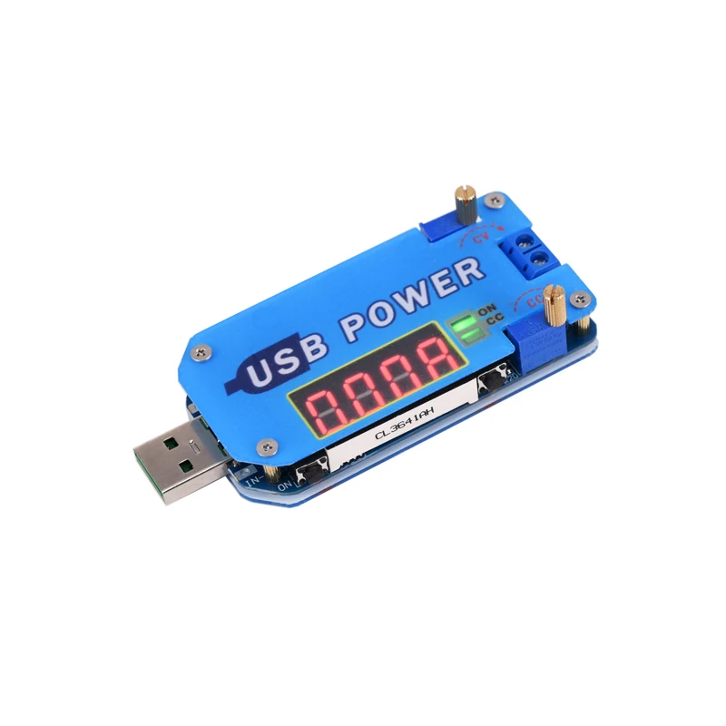 

USB voltage conversion Boost Router power supply 5V to 3.3V9V12V24V Voltage and current display 15W Fan speed Adjustable DC-DC