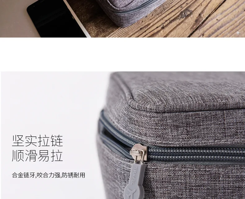 Travel Cable Bag Portable Digital USB Gadget Organizer ChargerStorage Pouch kit Case Accessories Supplies Wires Cosmetic Zipper