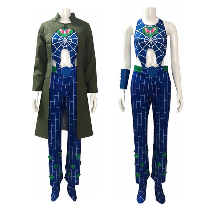 

Парики для косплея Джоджо «Невероятные приключения», костюмы из аниме йолине кудзё, костюмы на заказ