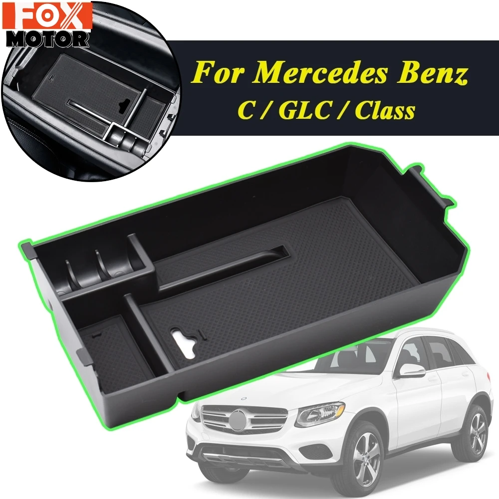 Для Mercedes Benz C GLC класс W205 C180 C200 C260 C300 GLC200 GLC260 GLC300 автомобильный подлокотник коробка