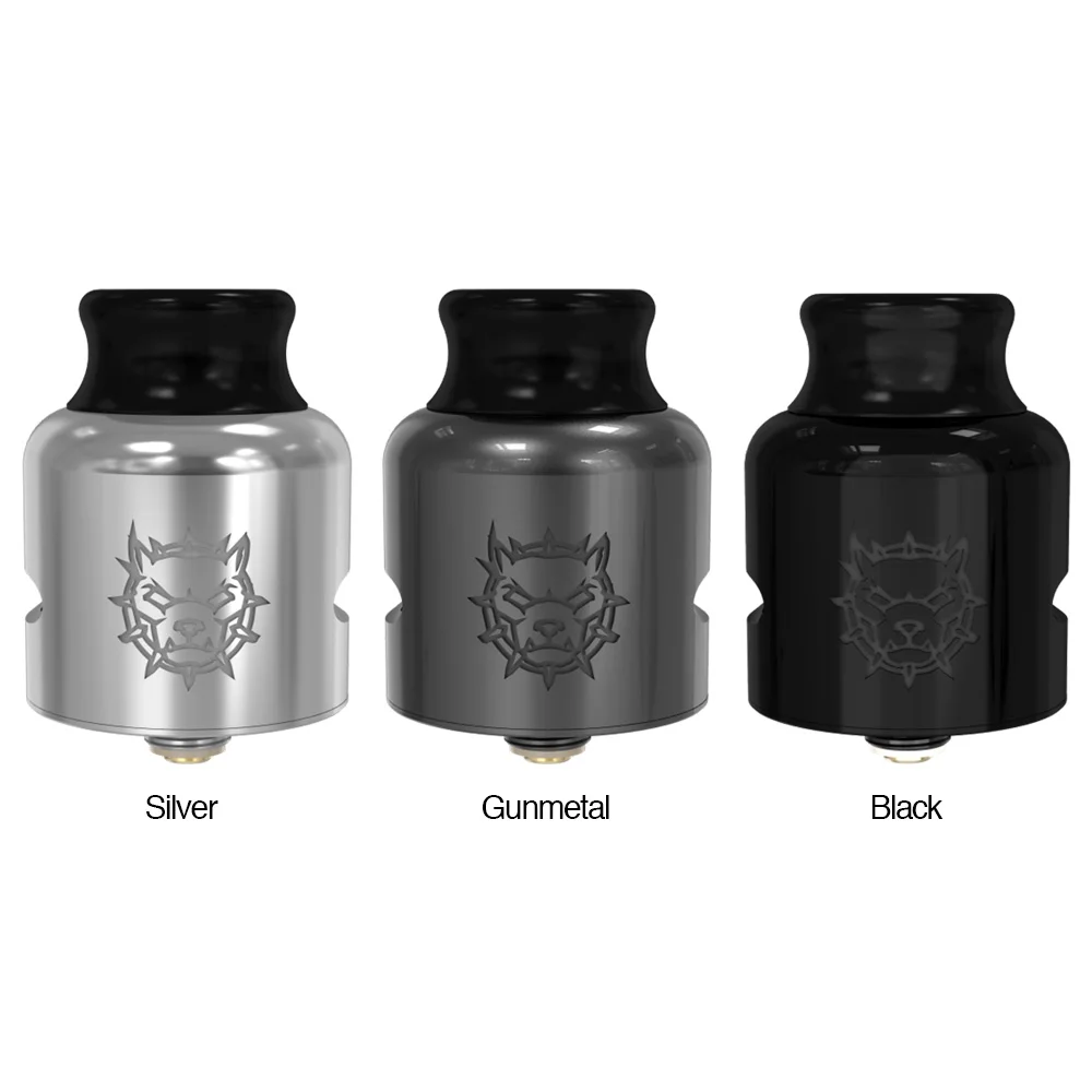 Original New Damn Vape Mongrel RDA Atomizer 1.5ml BF 510 Pin Tank Dual Post Build Deck E Cigarette Vaporizer Vs Tauren Solo | Электроника