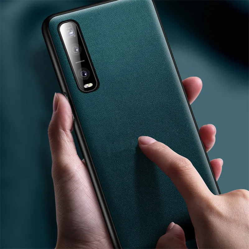 

Case For OPPO Find X2 pro Leather Case NAPPA Green Genuine Leather Protective Cover Cases for OPPO find x2 pro /find x2