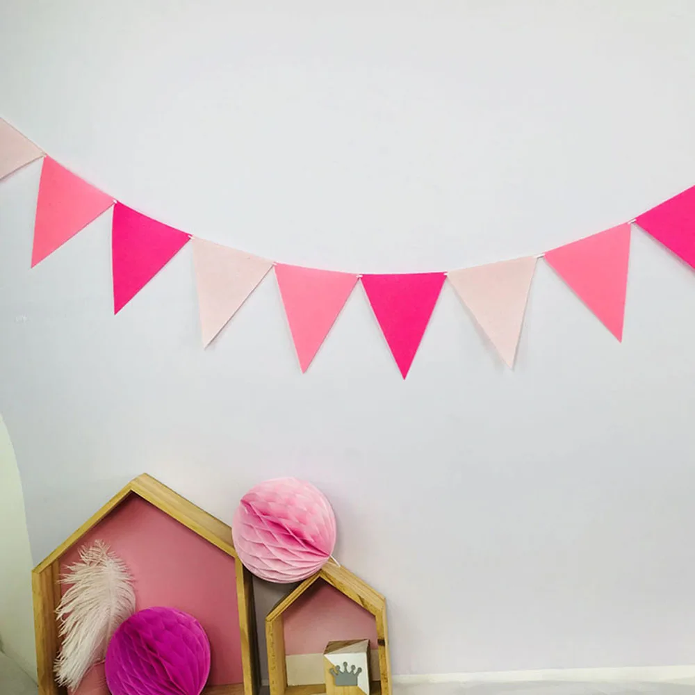 Баннеры на день рождения баннеры Вымпел Детские Свадебные гирлянды из флажков