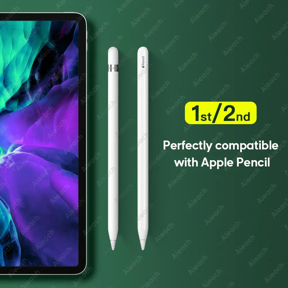 Фото 3/ 6/ 10 шт. сменные наконечники для стилуса совместимые с Apple Pencil 1-го 2-го поколения 3/ 6/ 10 шт. сменные наконечники для стилуса совместимые с Apple Pencil 1-го 2-го поколения