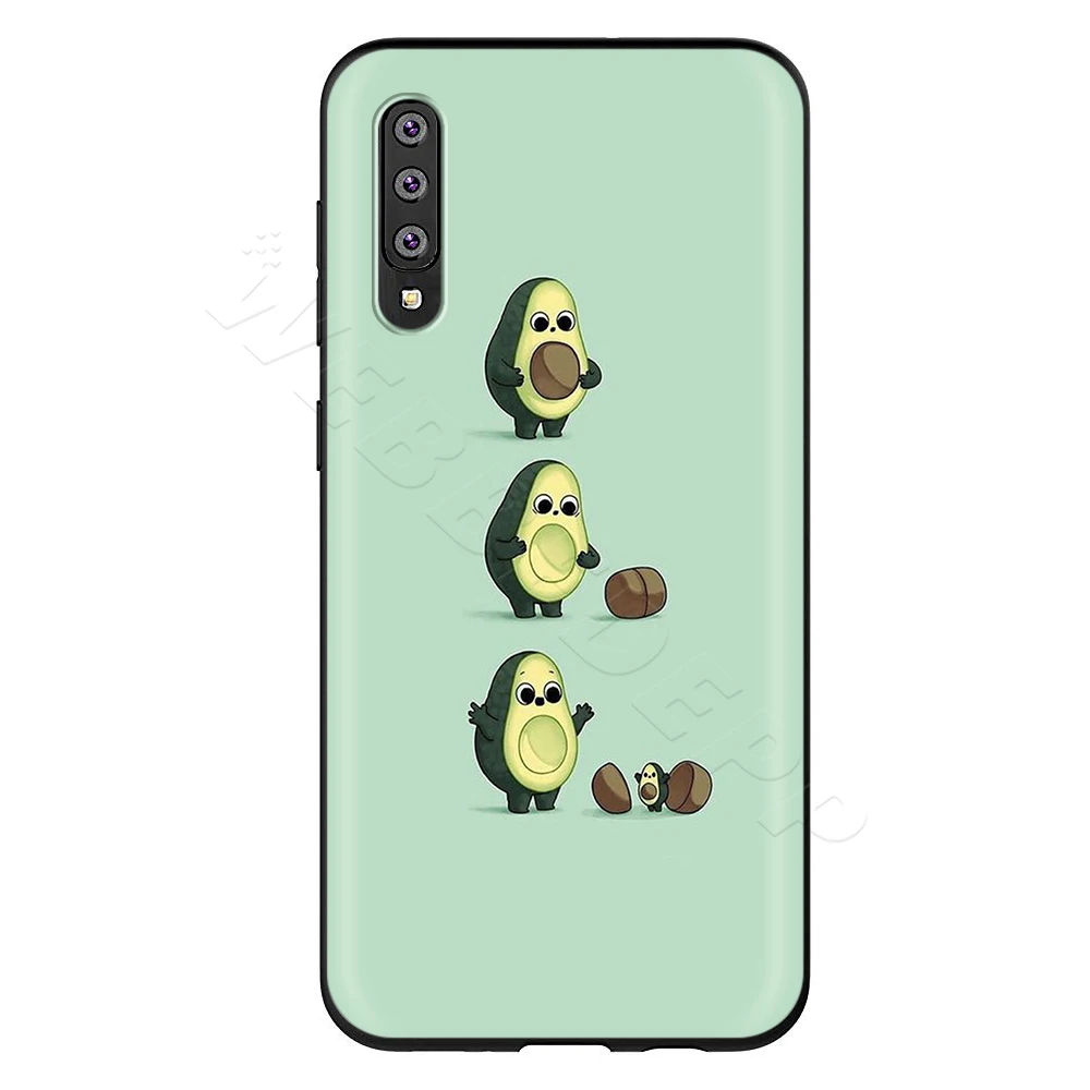 Webbedepp вкусный авокадо чехол для samsung Galaxy S7 S8 S9 S10 Edge Plus Note 10 8 9 A10 A20 A30 A40 A50 A60 A70
