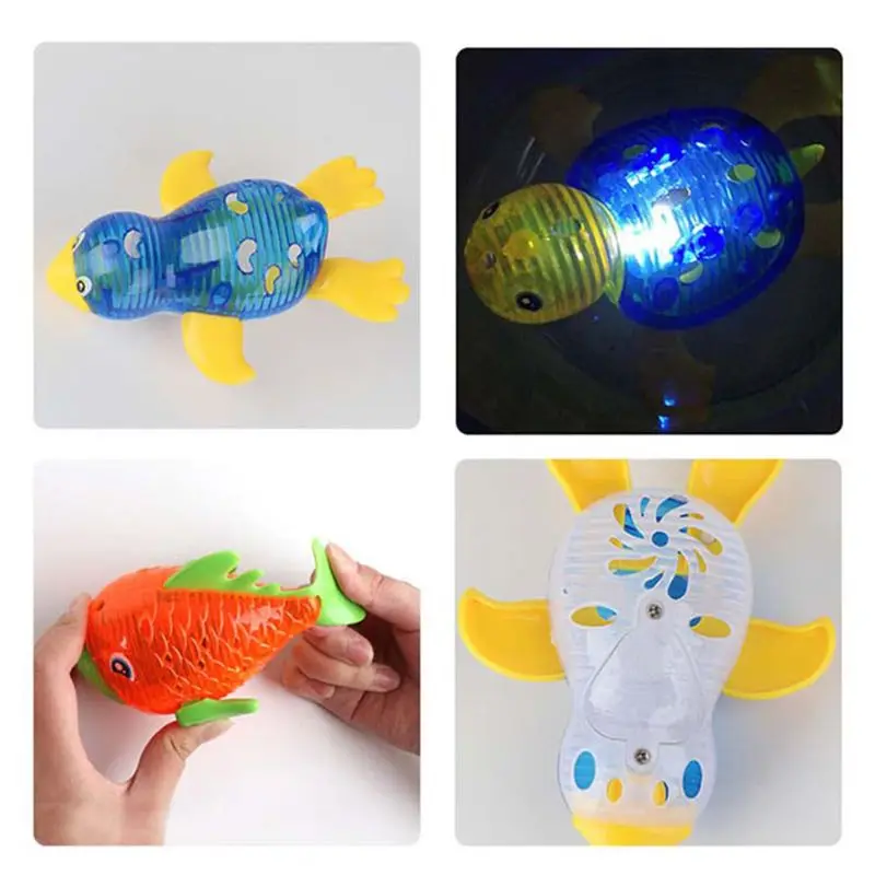 

Light-up Diving Fish Pool Toys Electronic Kids Bathtub Pet Bath Toys Fishing Tank Decoration Gift