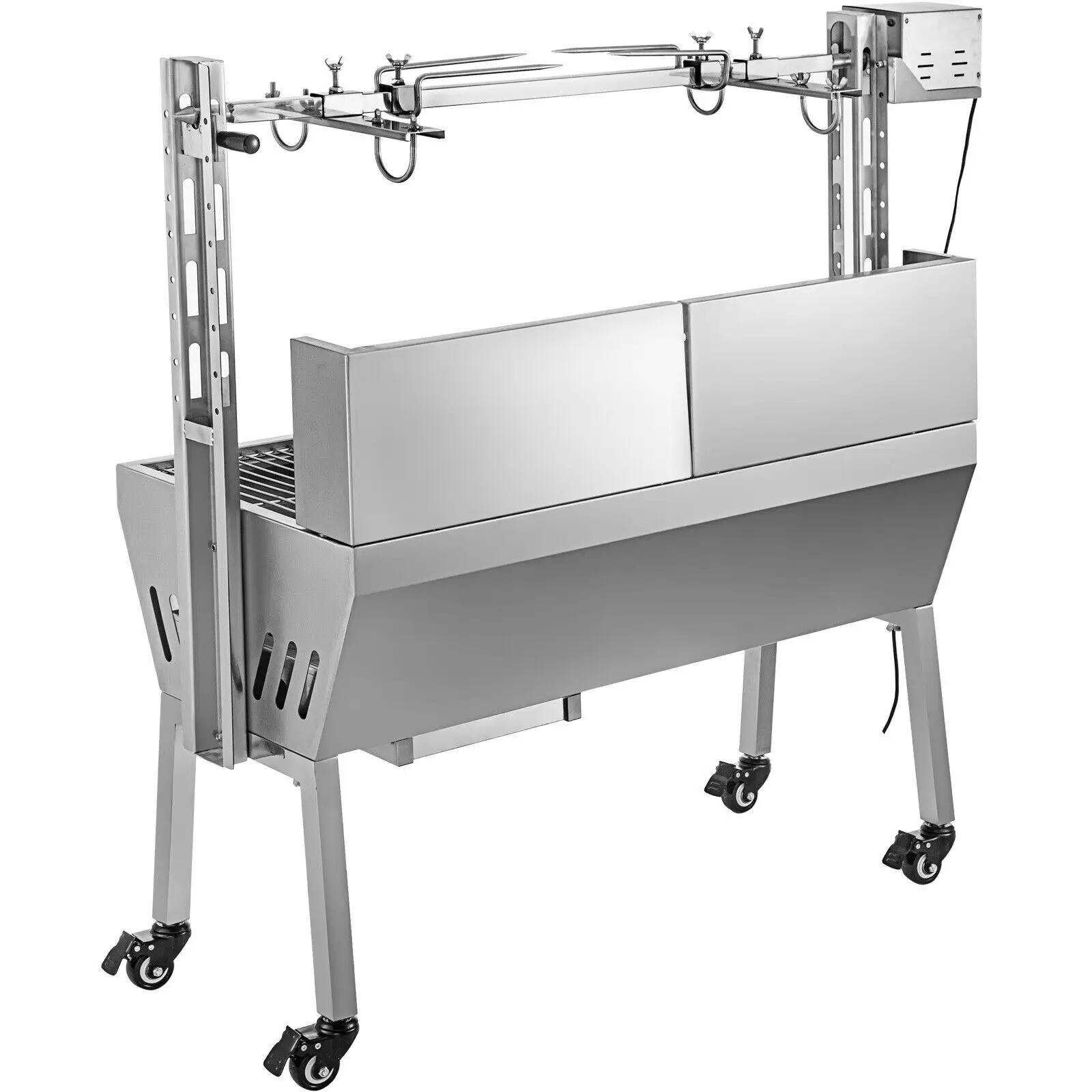 

Брикет 60 кг, Электрический угольный гриль для барбекю 70 кг, Жаровня из нержавеющей стали для ягненка, жаровня, 43 дюйма, барбекю из нержавеюще...