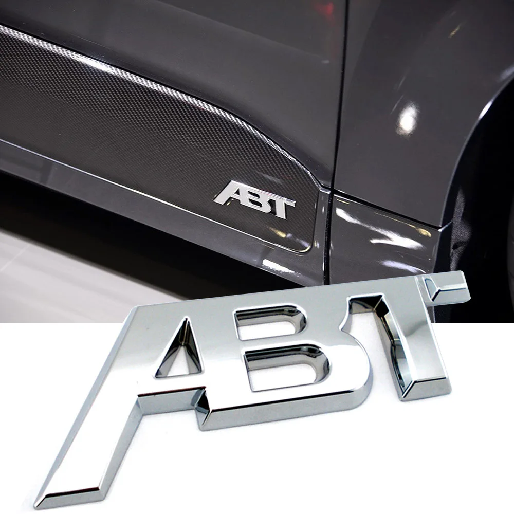 Боковина крыла багажник ABT эмблема логотип наклейка для Audi Volkswagen Skoda сиденья