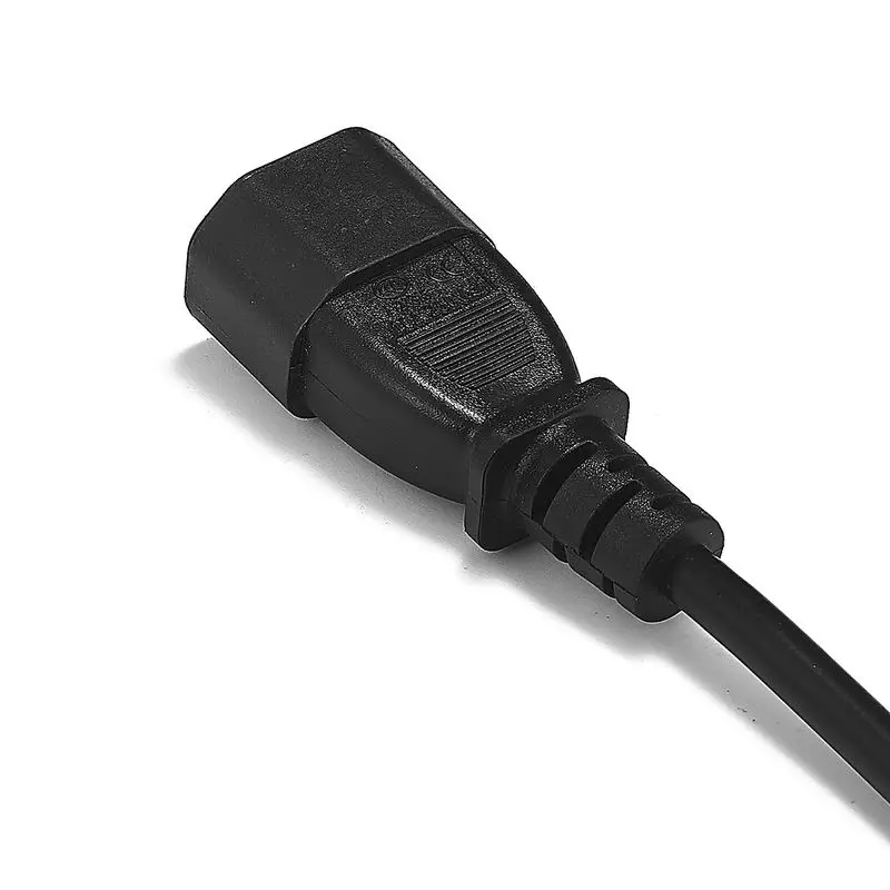 Удлинительный кабель 20 см 30 50 IEC 320 C14 штепсель типа папа для Schuko CEE7/4 европейская