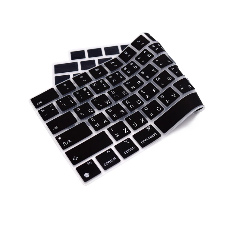 Чехол для тайской клавиатуры HRH нового MacBook Pro 14 16 дюймов 2021 A2442 A2485 силиконовый