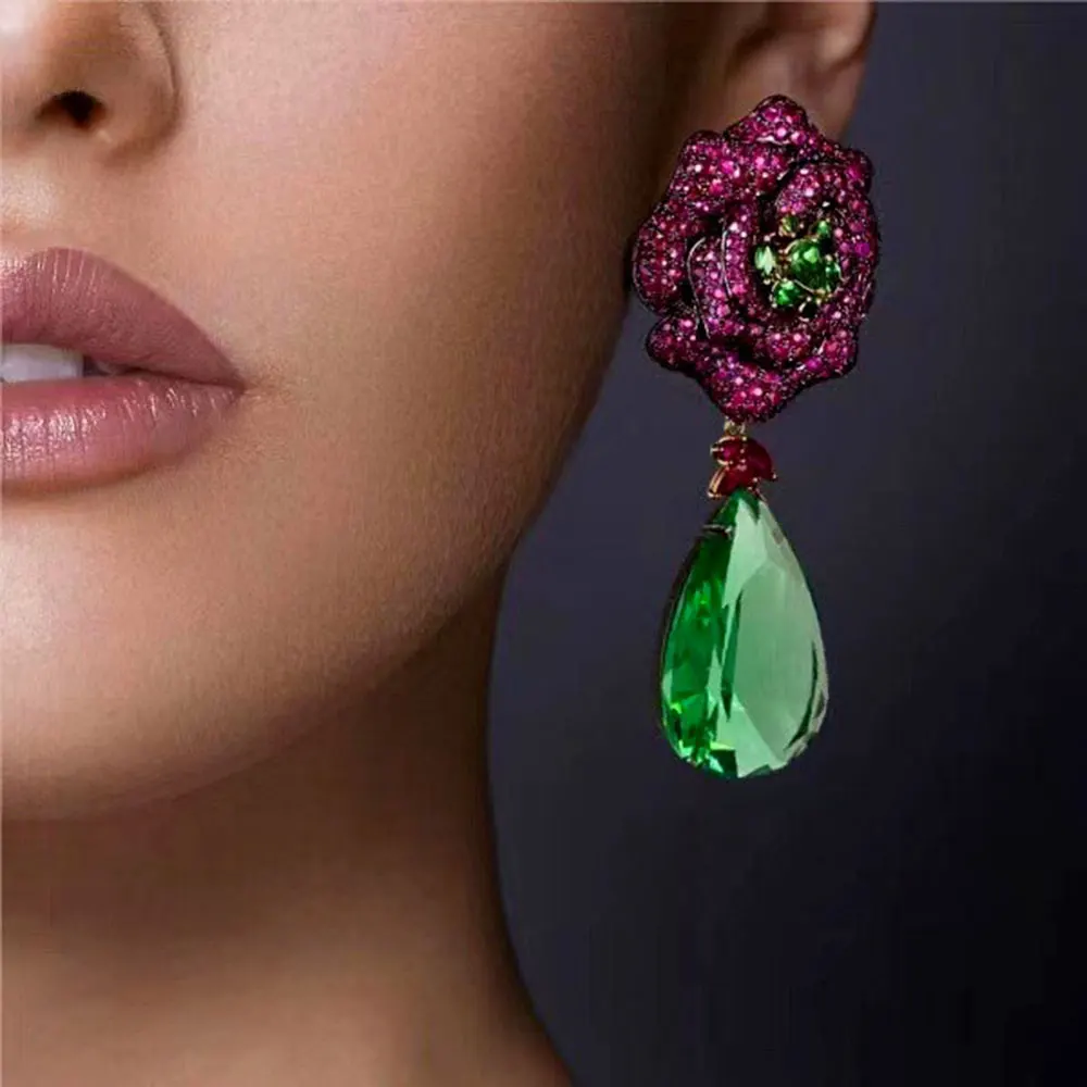 GODKI MAXIAfrican круглые серьги для женщин Свадебная вечеринка кубический циркон Дубай