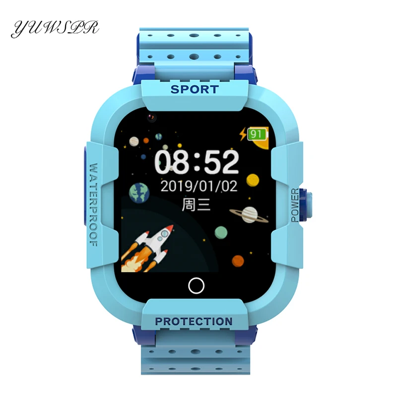 

4G Children Smart Watch Face Recognition IP67 Waterproof Smartwatch GPS LBS WIFI Tracker SOS Remote Shutdown Watches DF75 1pcs