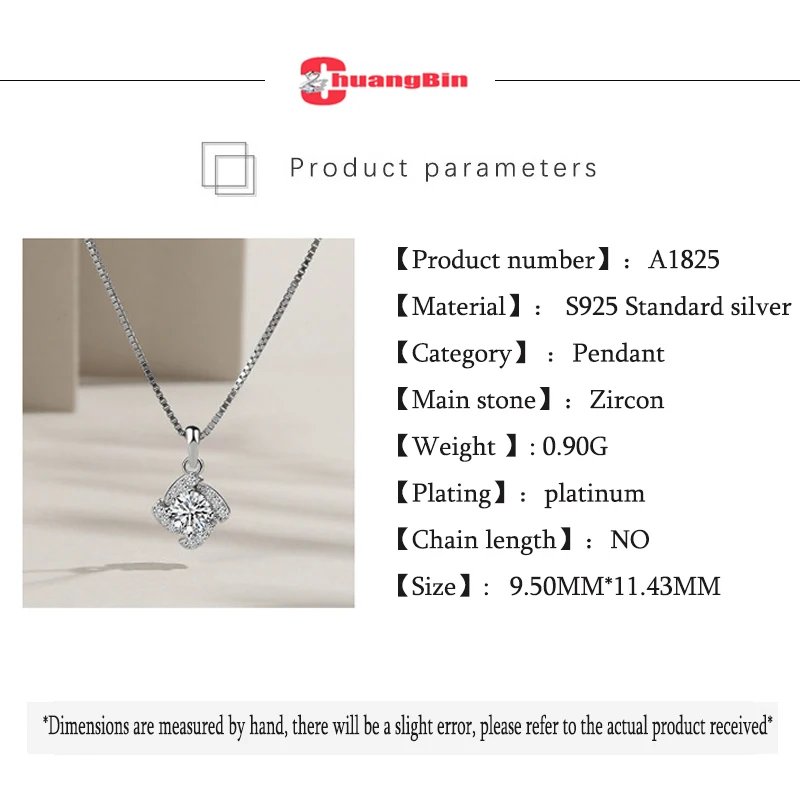 

Genuine S925 sterling silver female Rose flower pendant Korean simple personality zircon fashion Creativity pendant silverware