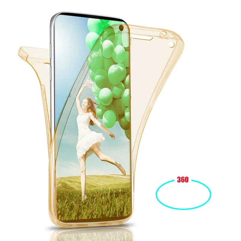 Всего тела 360 чехол для телефона для samsung Galaxy S10 плюс S9 S8 S7 A5 A6 A8 J4 J6 A10 A30 A40 A50 A70 M10 M20 чехол из силикона и термополиуретана