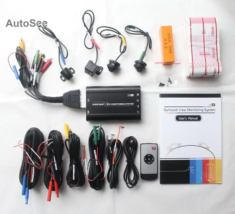 Автомобильная HD 3D 360 градусов панорамная камера объемного обзора SVM 1080P Поддержка