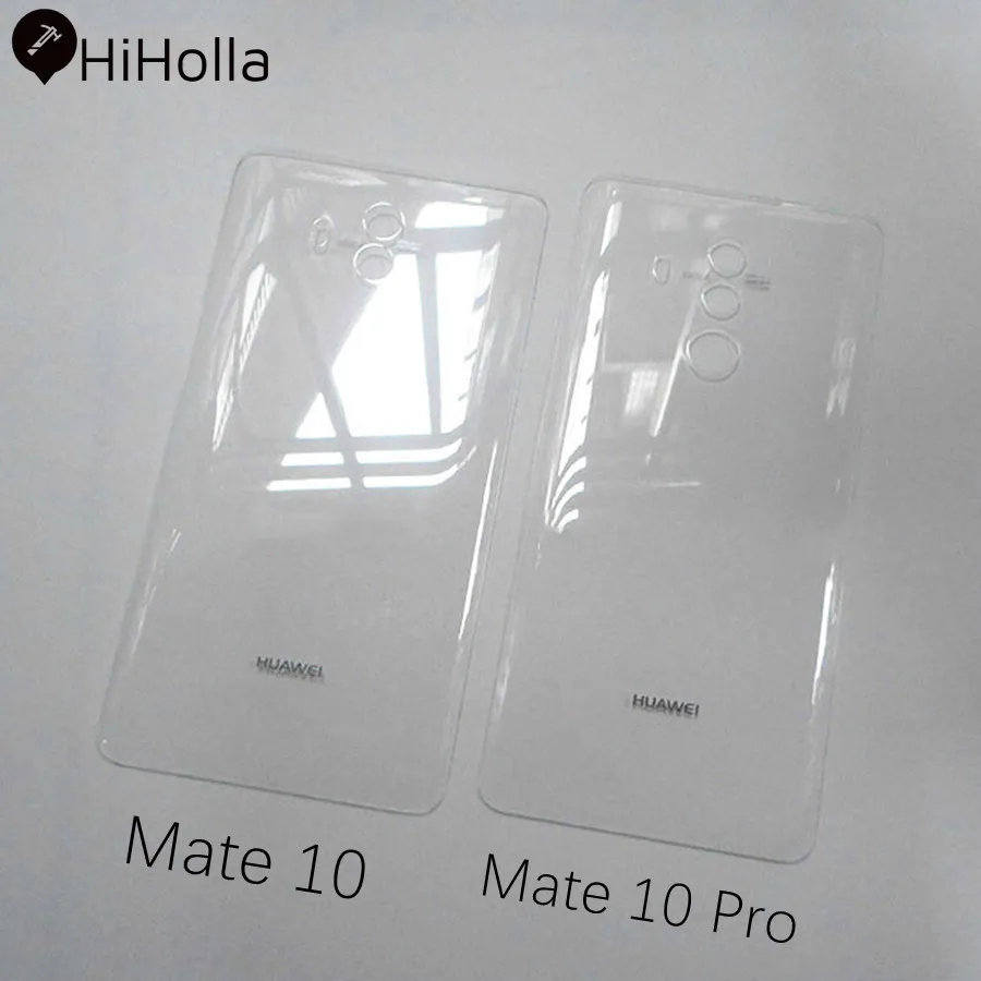 Для HUAWEI Mate 10 Задняя стеклянная крышка батарейного отсека задняя крышка корпуса Дверь чехол для Huawei Mate 10 Pro Задняя стеклянная крышка Замена прозрачная
