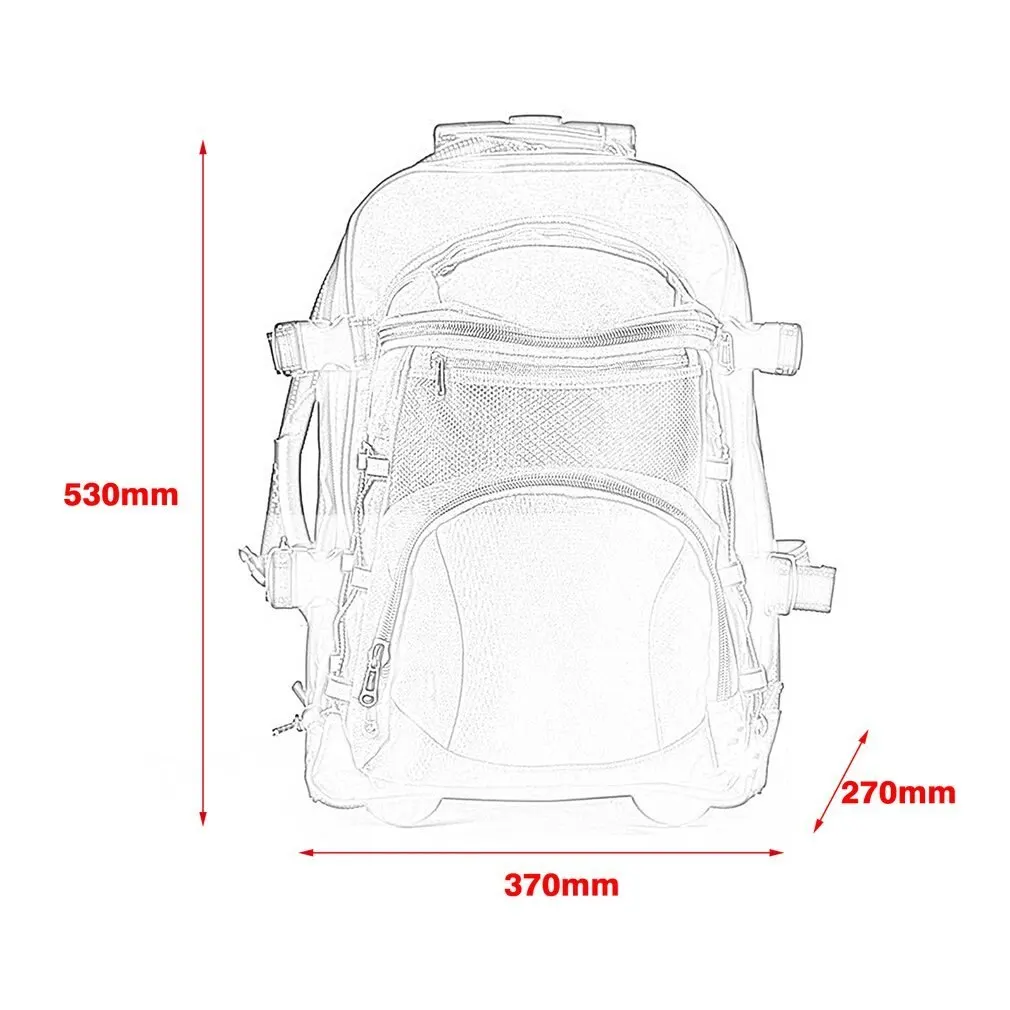 

Вместительная сумка на плечо 20 дюймов, рюкзак, чемодан для багажа, сумка-тележка на колесах с рулем для кемпинга и путешествий