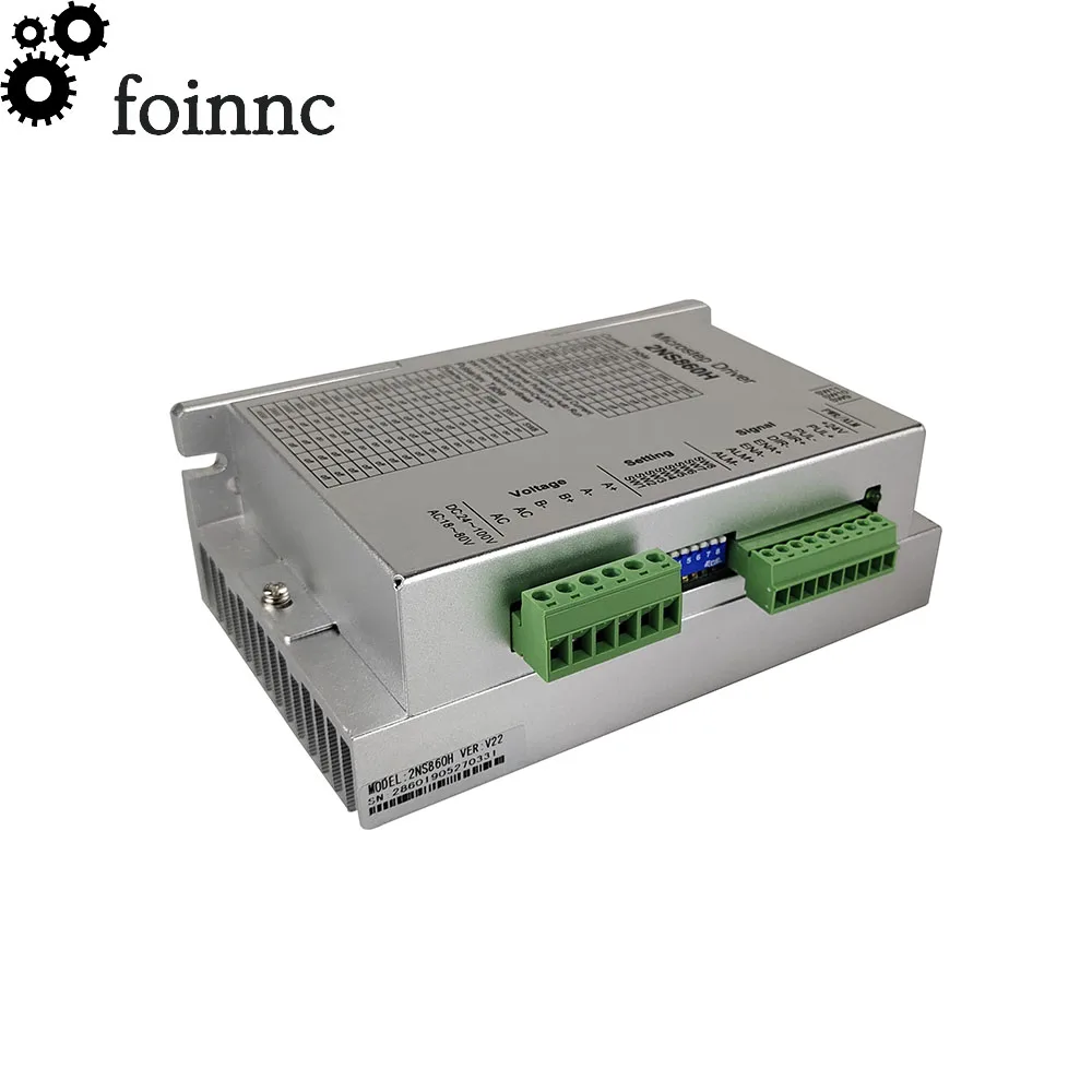 CNC 2NS860H nema34/86 двухфазный Цифровой Драйвер шагового двигателя mach3 гравировальный