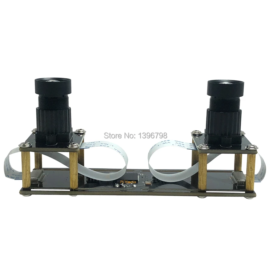 HD 1080P Гибкая синхронизация без искажений стерео веб камера двойной объектив 30fps USB