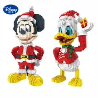 2021 disney donald duck mickey minnie mini building block model educational toys childrens birthday gift