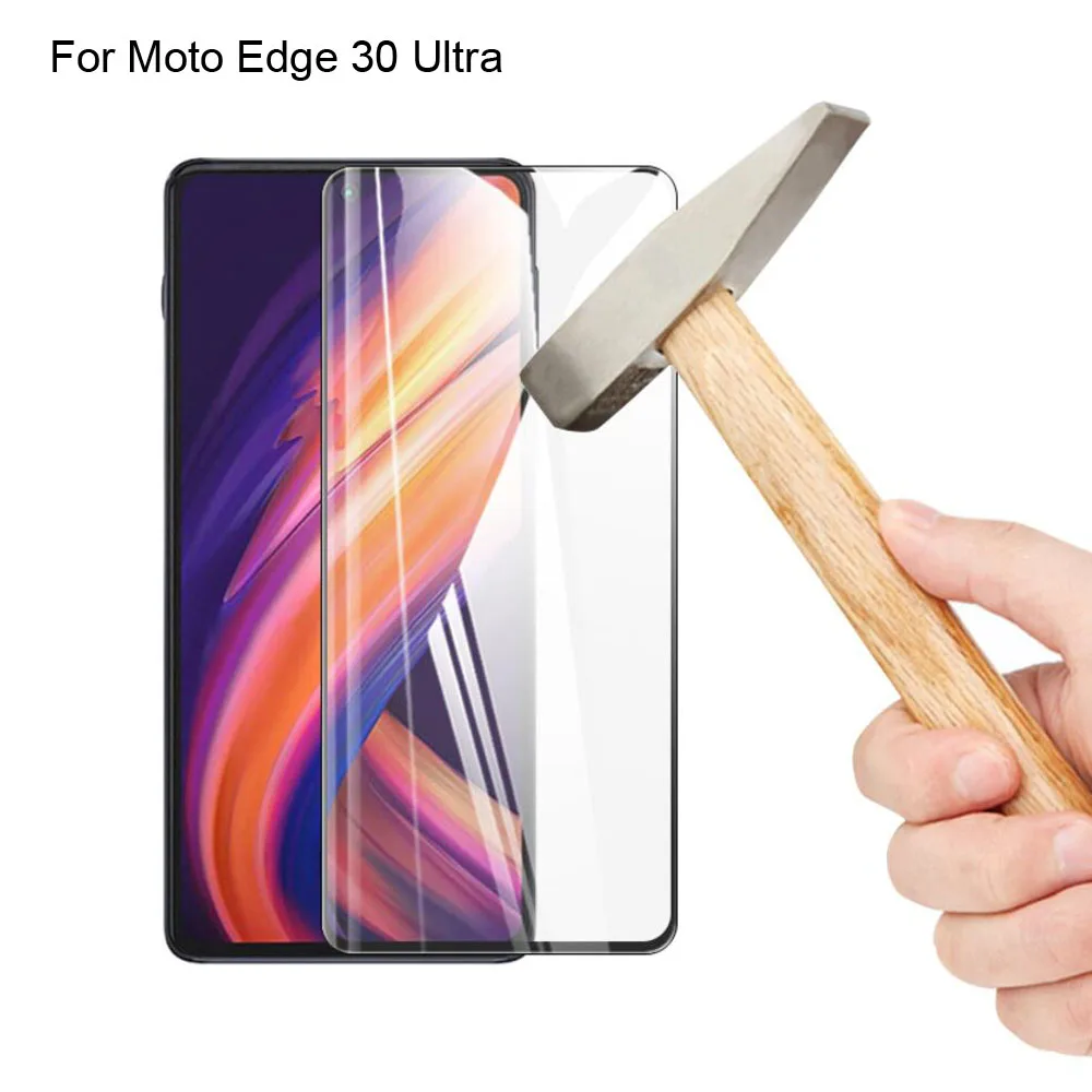 3D полное клеевое закаленное стекло для Motorola Moto Edge 30 ультра покрытие Защитная