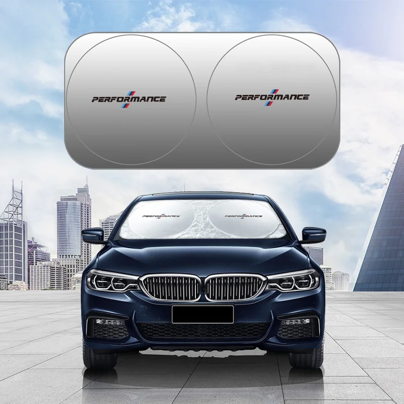 

160*85/150*70cm Car Window Sunshade Windshield Sun Protector for BMW F30 F20 F10 E46 E92 E60 Universal Auto Accessories Anti-UV