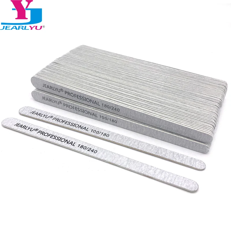 Пилка для ногтей 200/100 деревянные пилочка гель-лака профессиональная прочная