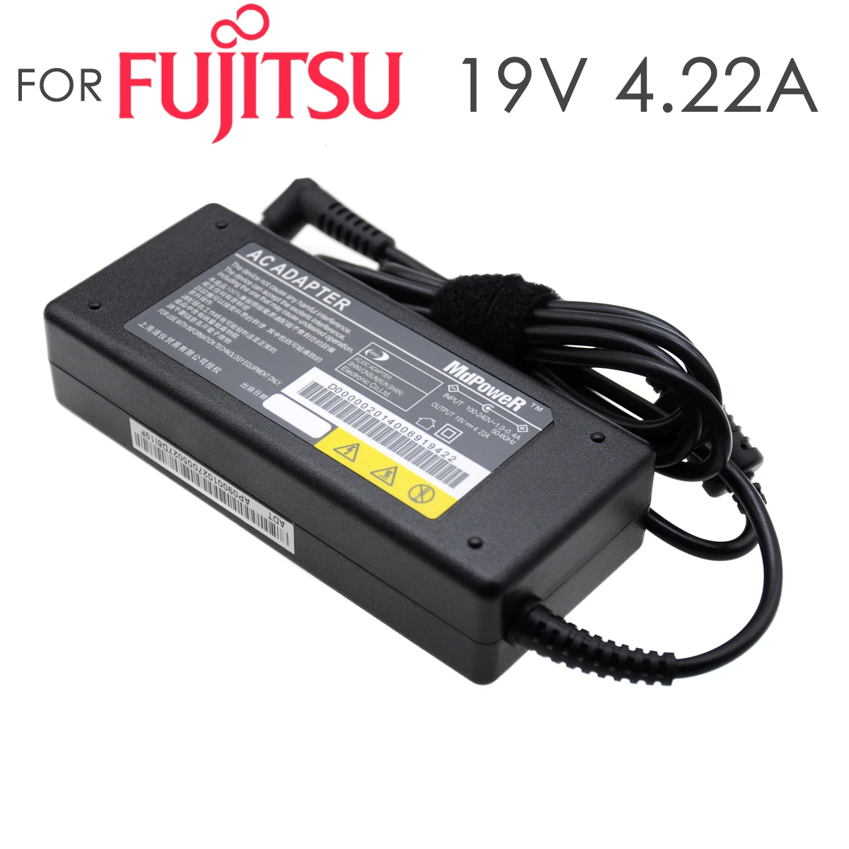 

For FujitsuT1010B T2010 T2020 T3010 T4010 T4020 T4210 T4215 T4215E T4220 T4410 laptop power supply AC adapter charger 19V 4.22A
