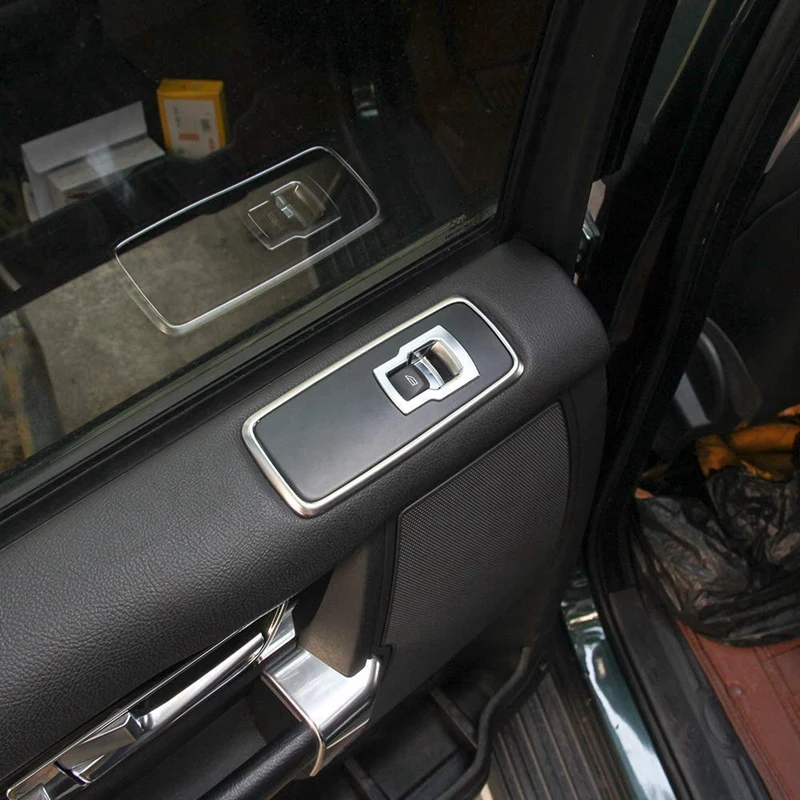 Хромированная Автомобильная дверная оконная кнопка переключения подъемная
