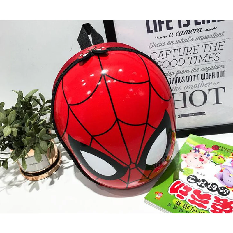 

Disney Children's Backpack 3D Mochila Escolar Menino EVA Spiderman Schoolbag Hard Shell Backpack Cartoon Mini Kids Cute Bags
