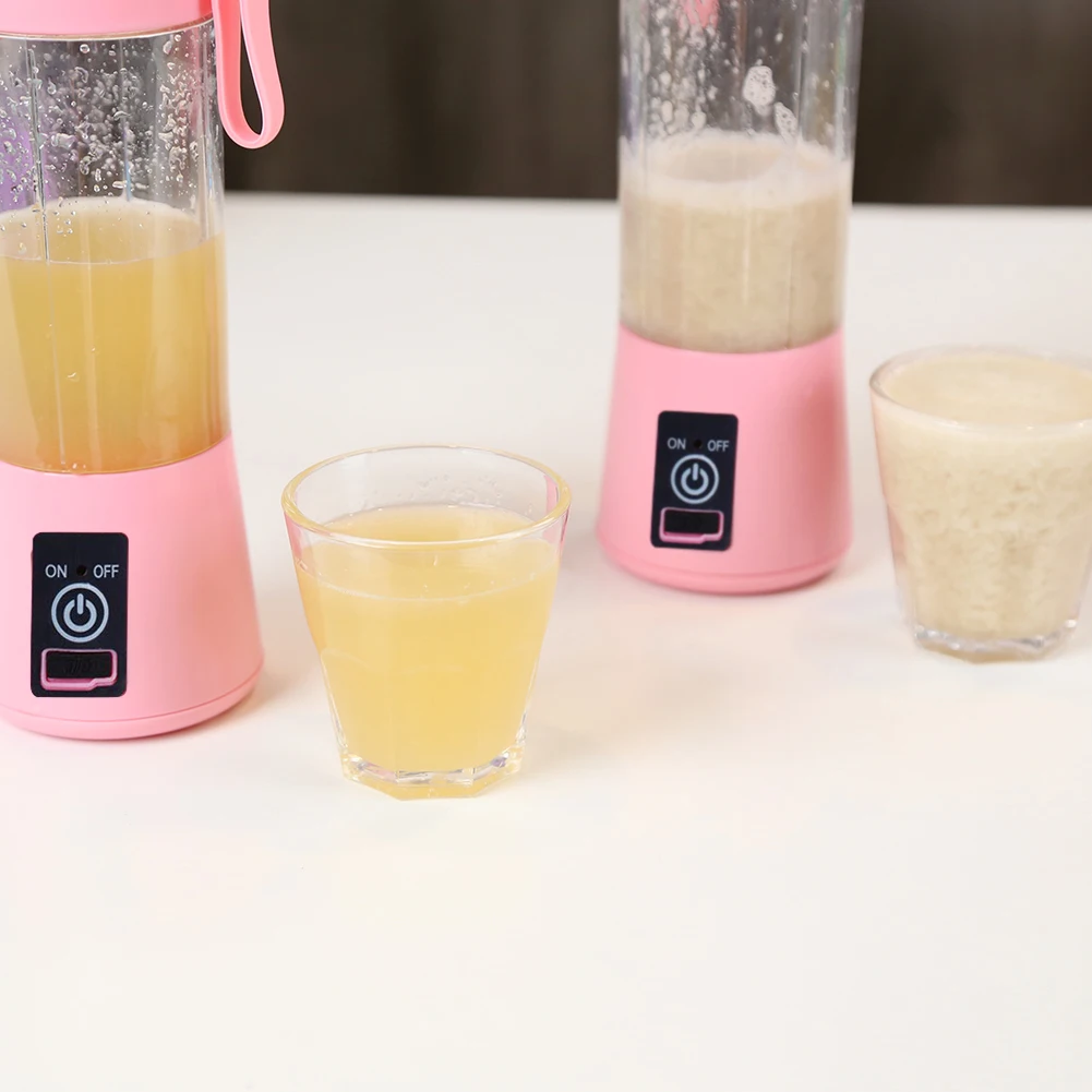 

380ml Mini Portable Multi-function USB Rechargeable Blender Juice Machine Smoothie Maker Juicer Home Dormitory Fast Juicer