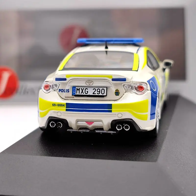 J Collection 1:43 For T~OTA GT86 TRD VERSION SWEDEN POLICE CAR 2013 JC295 Diecast Models Car Limited Auto Toys Gift | Игрушки и хобби