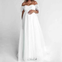 white maternity maxi dresses for photo shoot 2021 summer maternity long dress pregnancy wedding dress for pregnant woman clothes