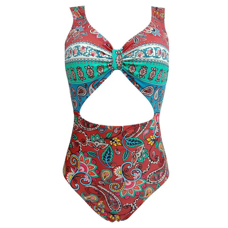

Triangle one-piece swimsuit 2021 Cross-border swimsuit with backless women's sense