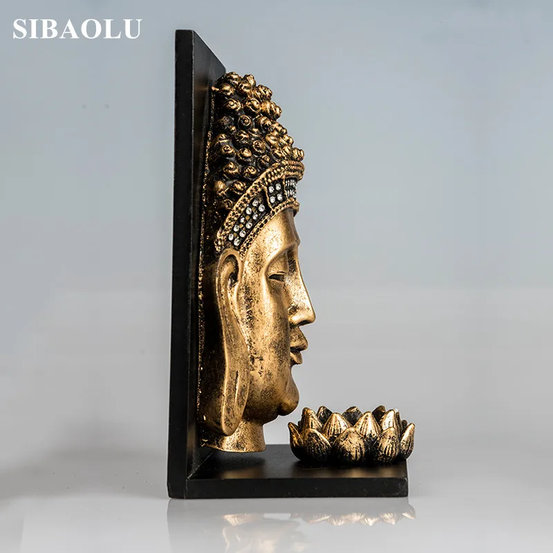 Юго-Восточная Азия Смола Будда подсвечник спа красота Клубная комната дзен