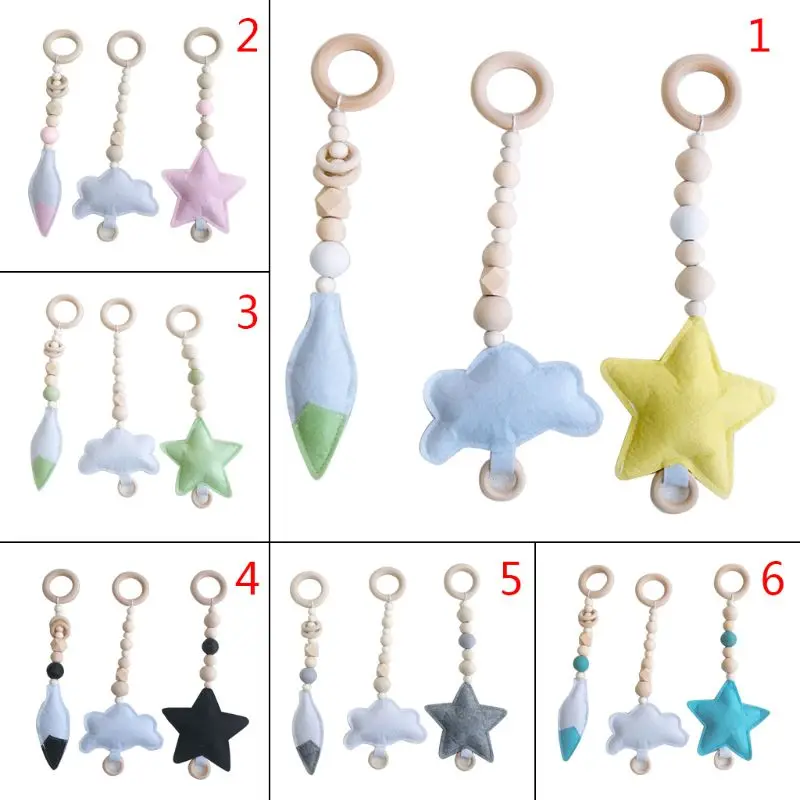 

Детская Спортивная игрушка с кольцом в скандинавском стиле, сенсорная детская одежда для младенцев, деревянная рама, украшение для детской ...