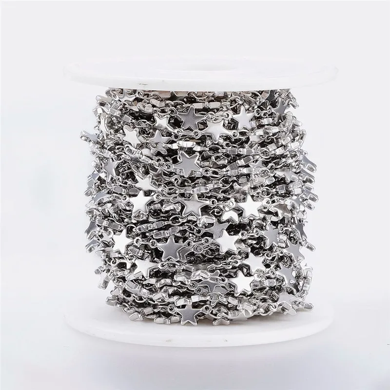 10 м/рулон припаянные звёзды из нержавеющей стали 304|Ювелирная фурнитура и