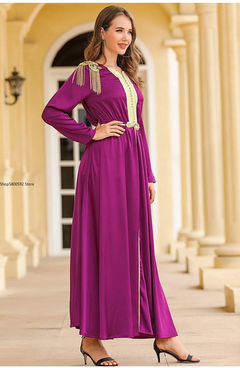 Abaya Dubai Evening Dresses For Women Muslim Hijab Dress Turkey Islam Clothing Caftan Marocain Robe Longue Djellaba Femme | Тематическая
