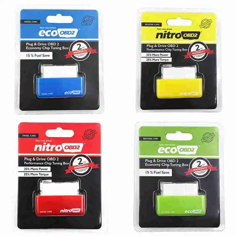 

Upgraded Chip Fuel Saver Green Eco OBD2 Economy Chip Tuning Box OBD Car for Benzine Cars 15% Fuel Saving Red Blue Yellow Color