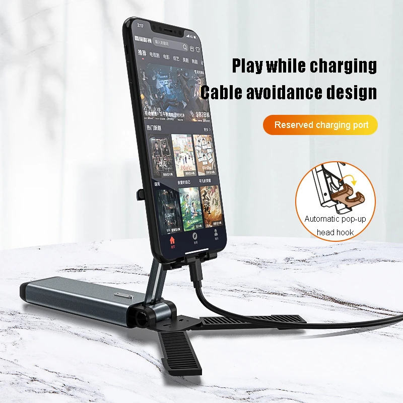 mini aluminum alloy desktop phone stand tablet pc universal foldable telescopic tripod lazy stand multi function placement free global shipping