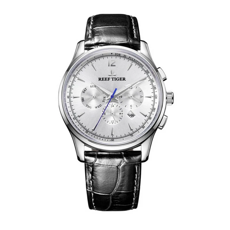 men wristwatch mens automatic watches Reef Tiger man wrist watch dress luxury waterproof mechanical relogio masculino RGA1654 | Наручные