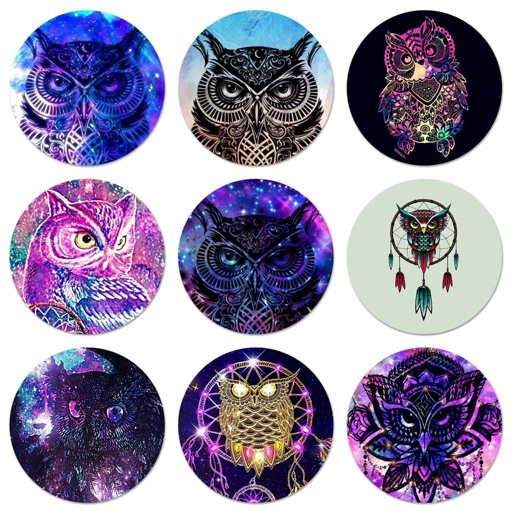 Owl and Dream Catcher Splendid Icons Pins Badge Decoration Brooches Metal Badges For Backpack Decoration