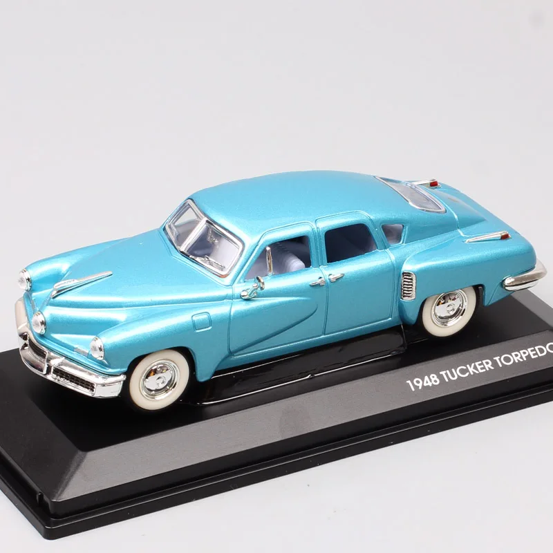 1/43 масштаб дорожный знак Классический Винтаж 1948 Tucker Торпедо седан 48 Diecasts& игрушечный транспорт модели мини-автомобилей сувенир для детей