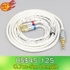 Кабель для наушников LN007055 16-ядерный OCC посеребренный для Sennheiser HD580 HD600 HD650 HDxxx HD660S HD58x HD6xx