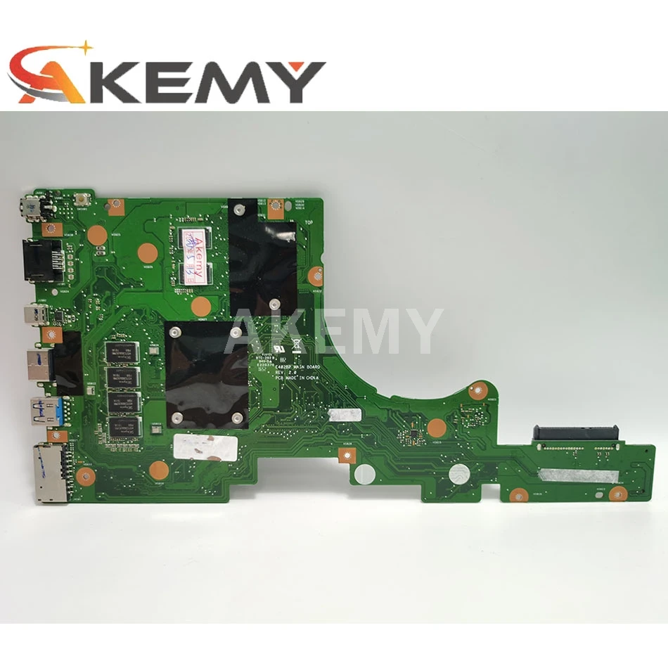 Preise Akemy 90NB0E50-R00040 Laptop-Motherboard Für Asus E402BP E402B Notebook-Mainboard-Test OK A6-9200 CPU 4 GB RAM (V2G)